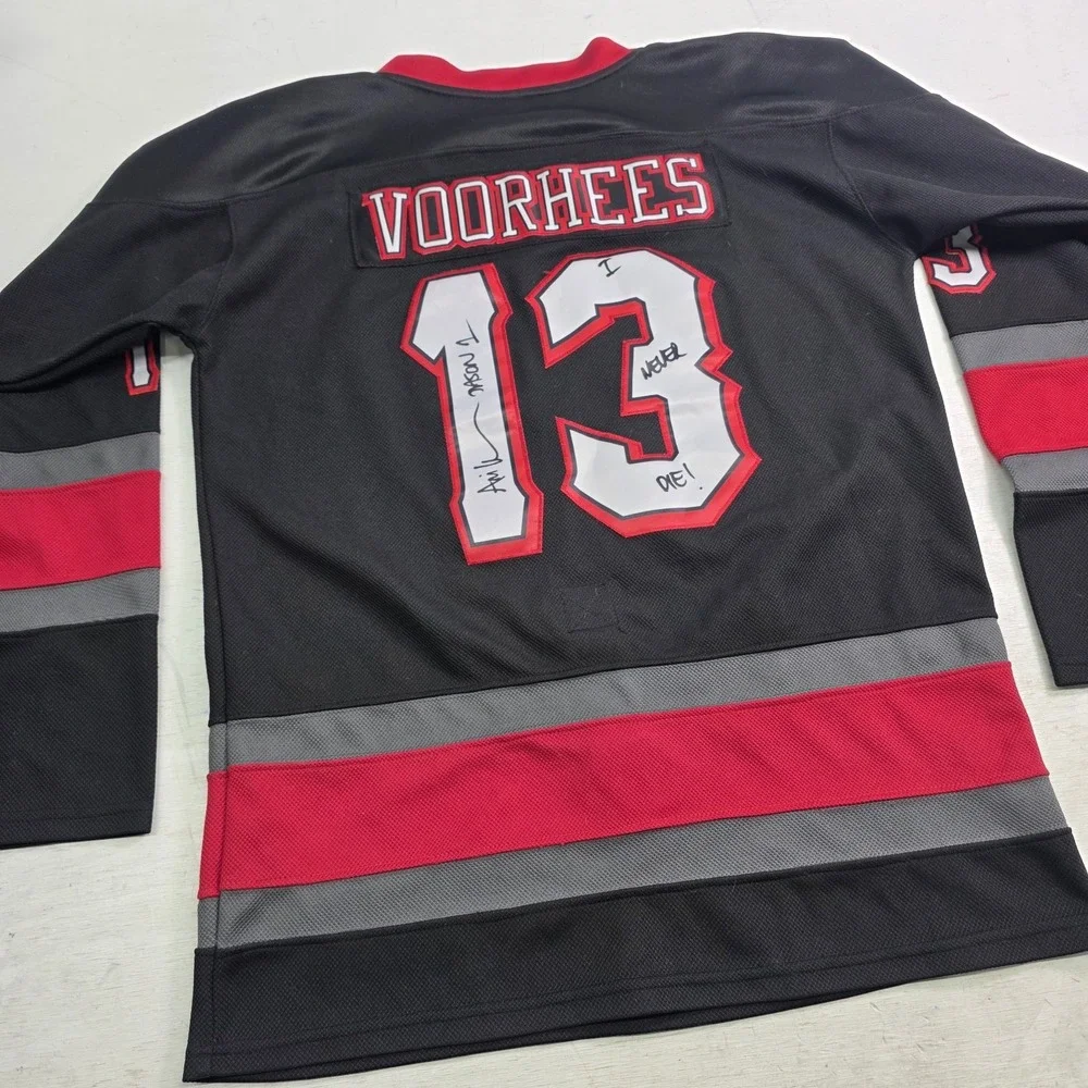Friday The 13th Jason Voorhees Hockey Jersey Halloween‎ Horror Oversized Men's S